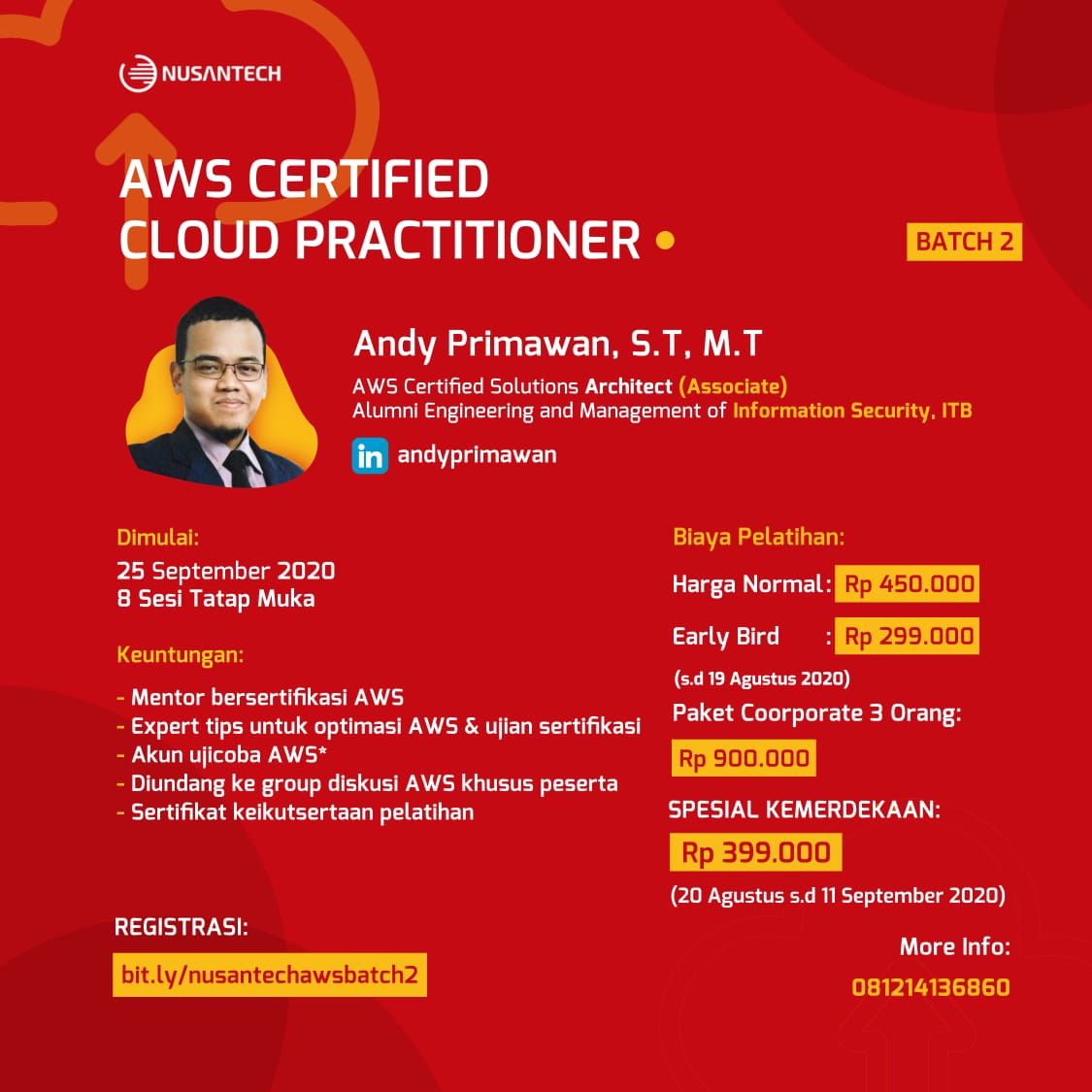 Pelatihan Persiapan AWS Certified Cloud Practitioner - Batch 2