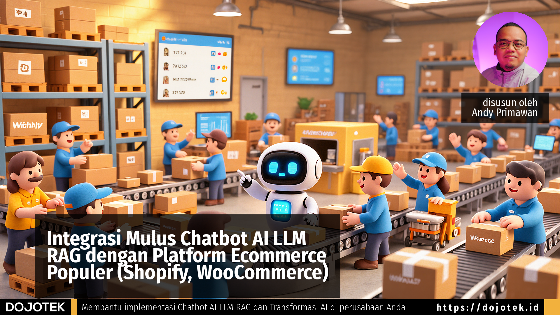 Integrasi Mulus Chatbot AI LLM RAG dengan Platform Ecommerce Populer (Shopify, WooCommerce)