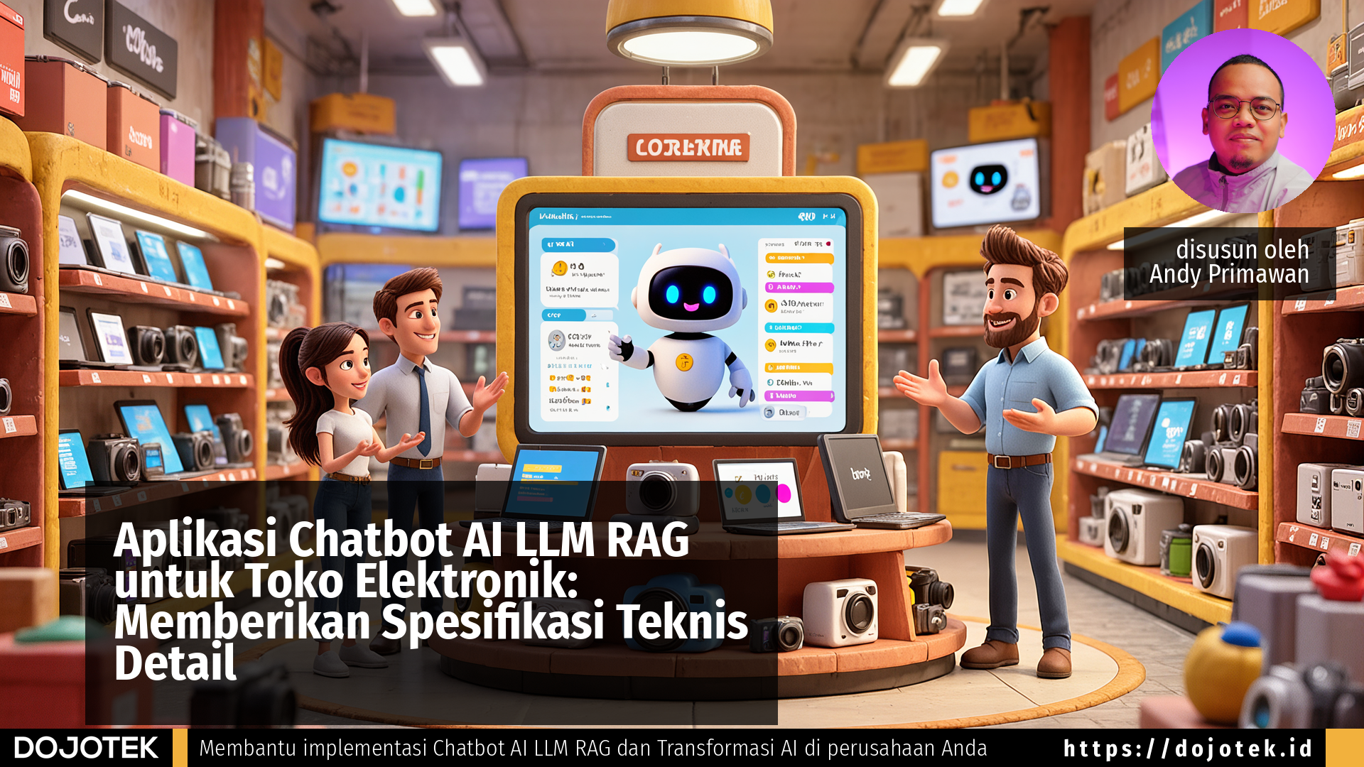 Aplikasi Chatbot AI LLM RAG untuk Toko Elektronik: Memberikan Spesifikasi Teknis Detail