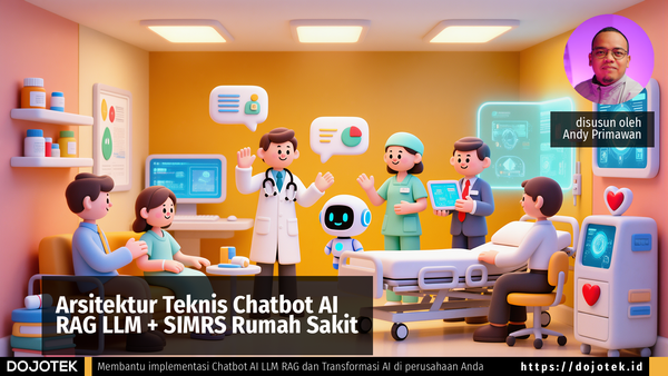 Arsitektur Teknis Chatbot AI RAG LLM + SIMRS Rumah Sakit