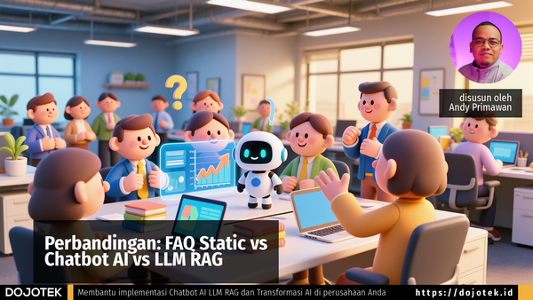 Perbandingan: FAQ Static vs Chatbot AI vs LLM RAG
